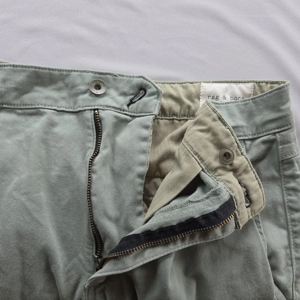 Rag & Bone Chino Pants Mens 31x31 Rover Green Fit 2 Slim